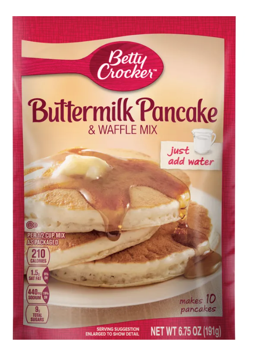 Betty Crocker Buttermilk Pancake and Waffle Mix 6.75oz