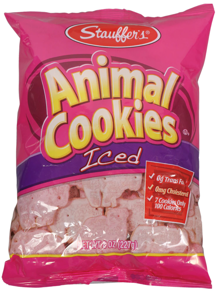 Stauffer's Iced Animal Cookies 8.0oz(BEST BY AUG 29 2022)