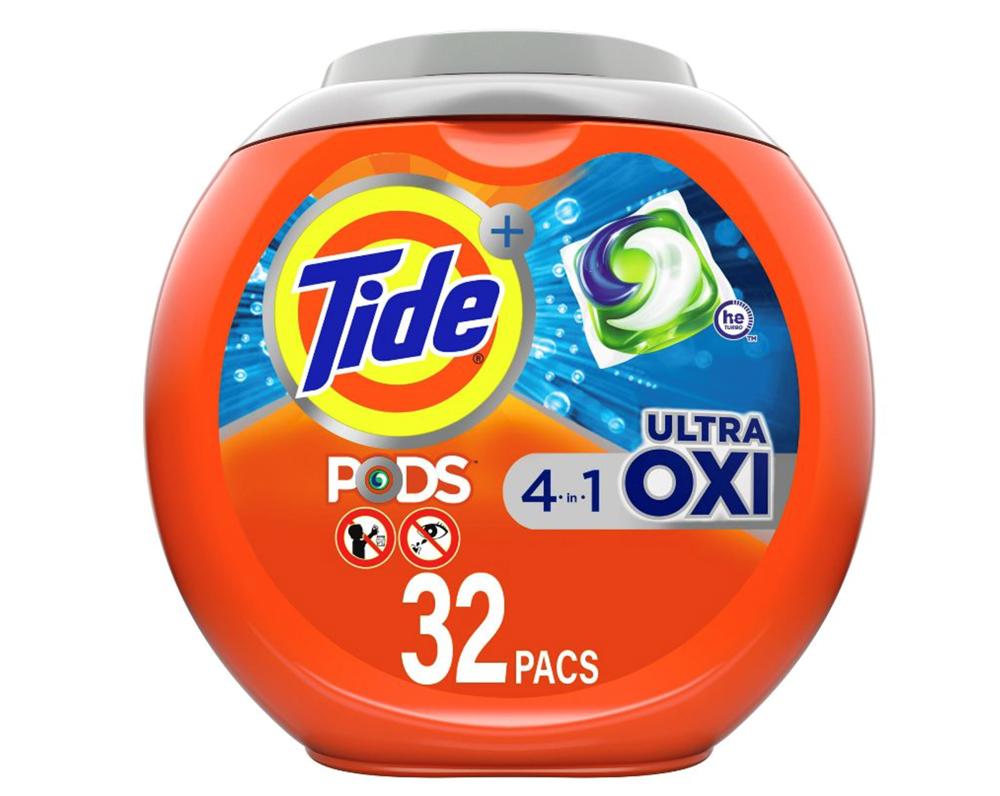 Tide Pods Plus Ultra Oxi Laundry Detergent 32ct