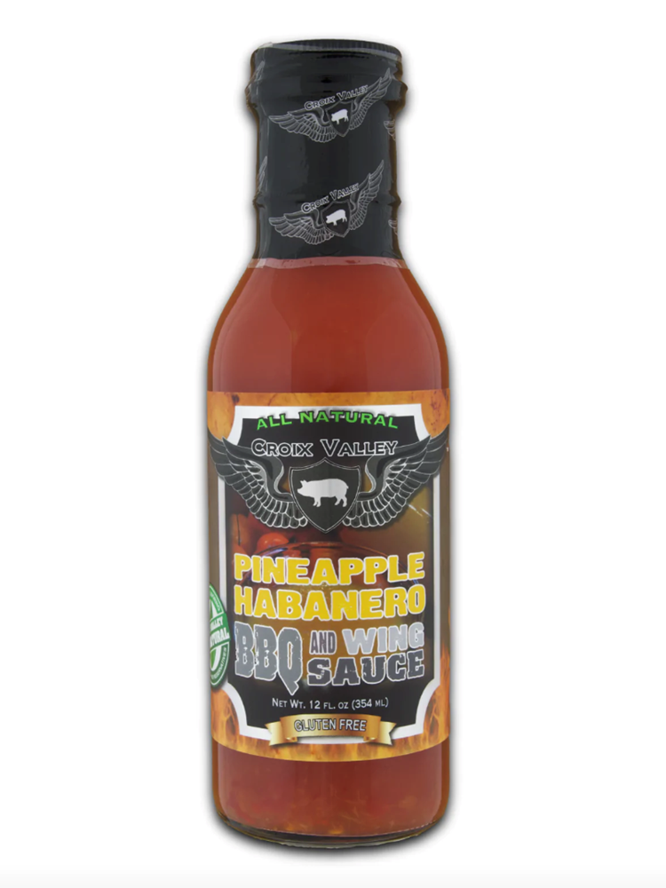 Croix Valley Pineapple Habanero BBQ & Wing Sauce 12oz