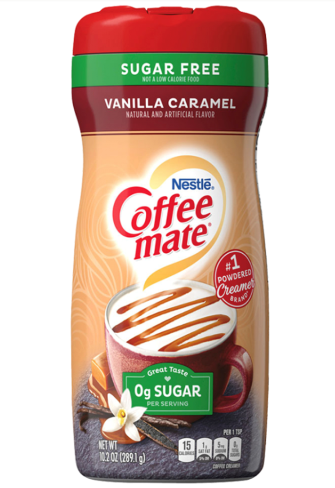 Coffee-Mate Sugar Free Vanilla Caramel Powder Coffee Creamer 10.2oz