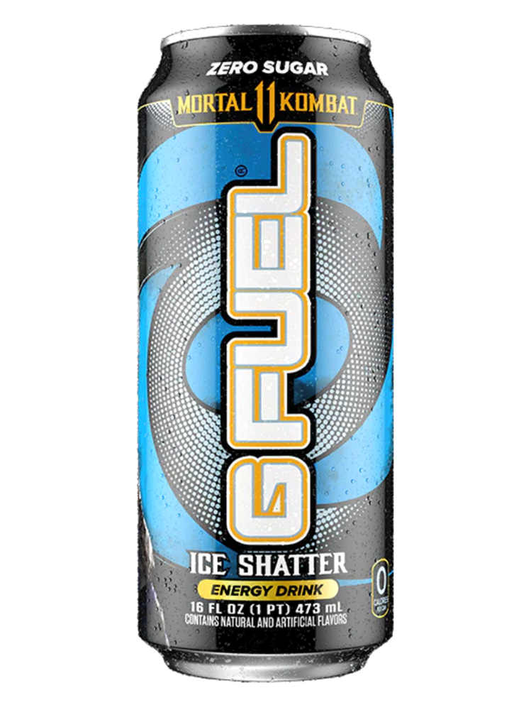 G FUEL Mortal Kombat 11 Ice Shatter Energy Drink 16oz