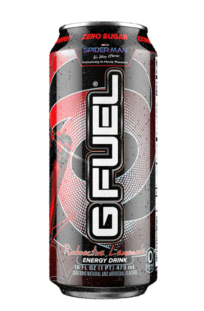G FUEL Spiderman Radioactive Lemonade Energy Drink 16oz