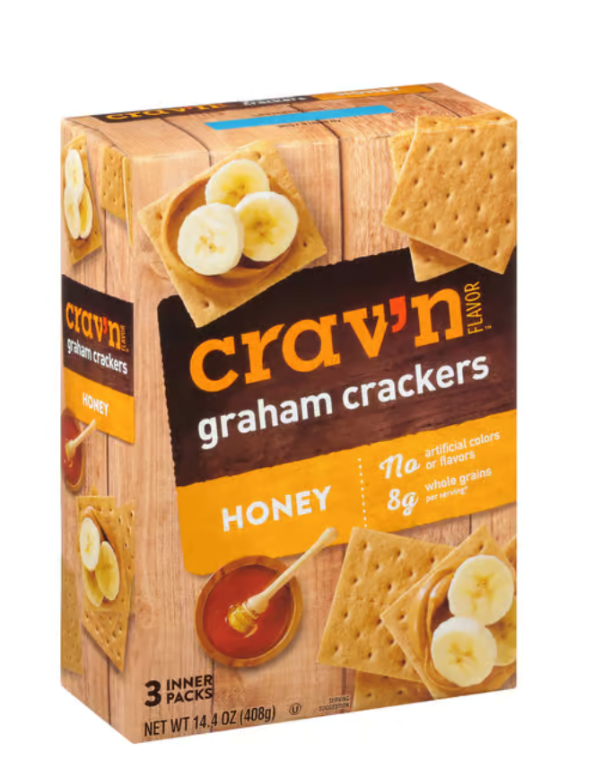 Crav'n Flavor Graham Crackers Honey 14.4oz