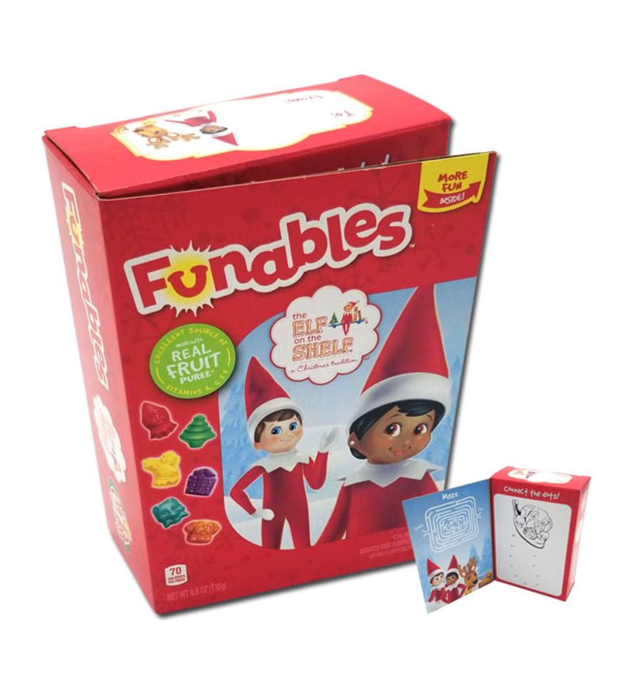Fundables Elf on a Shelf Fruit Snacks Fun Book 4.8oz