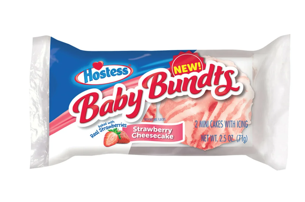 Hostess Baby Bundts Strawberry Cheesecake 2pk