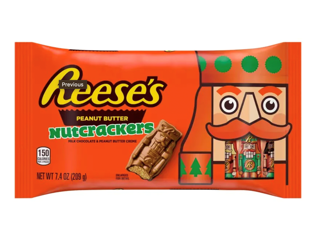 Reese's Xmas Peanut Butter Nutcrackers 7.4oz