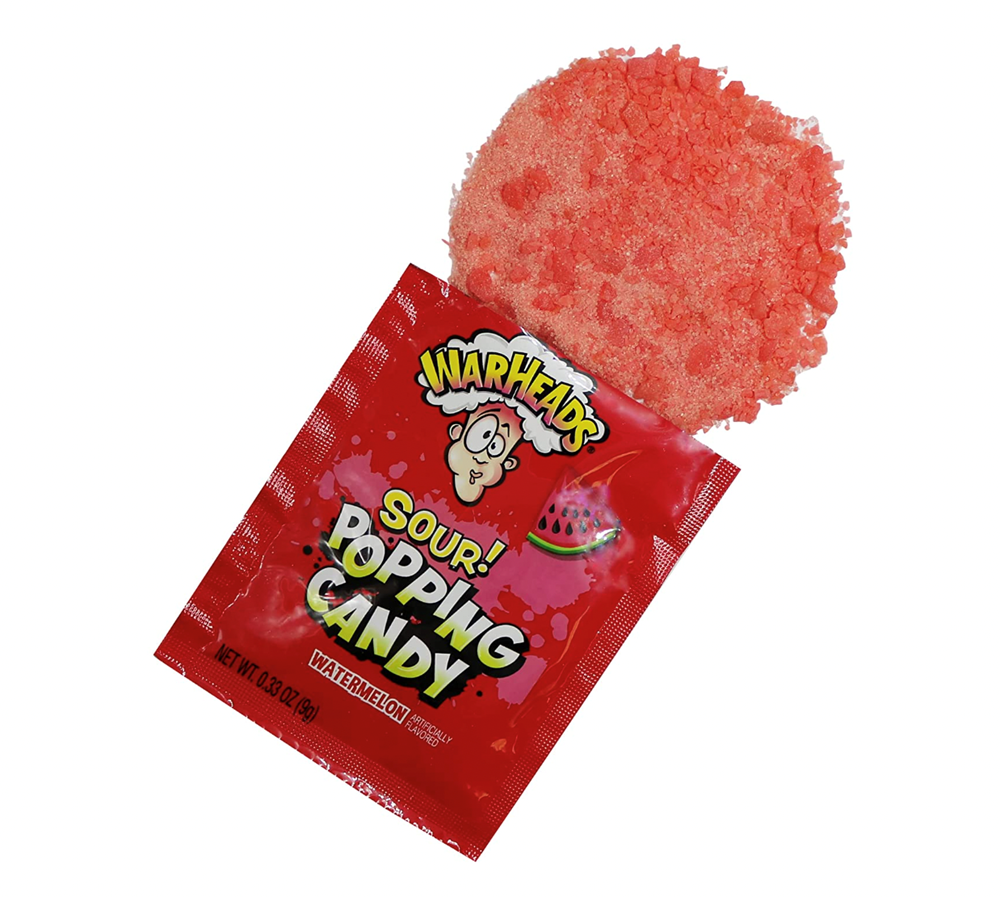 Warheads Popping Candy Sour Watermelon 0.33oz