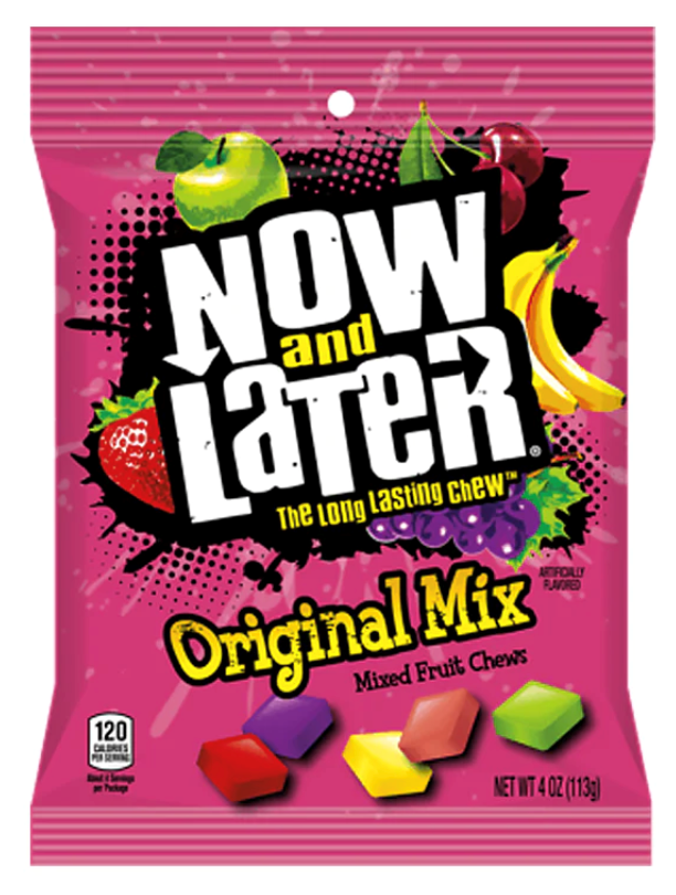 Now & Later Original Mix Fruit Chews 4oz