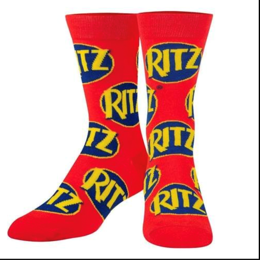 Crazy Socks Ritz Crackers (1 Pair)