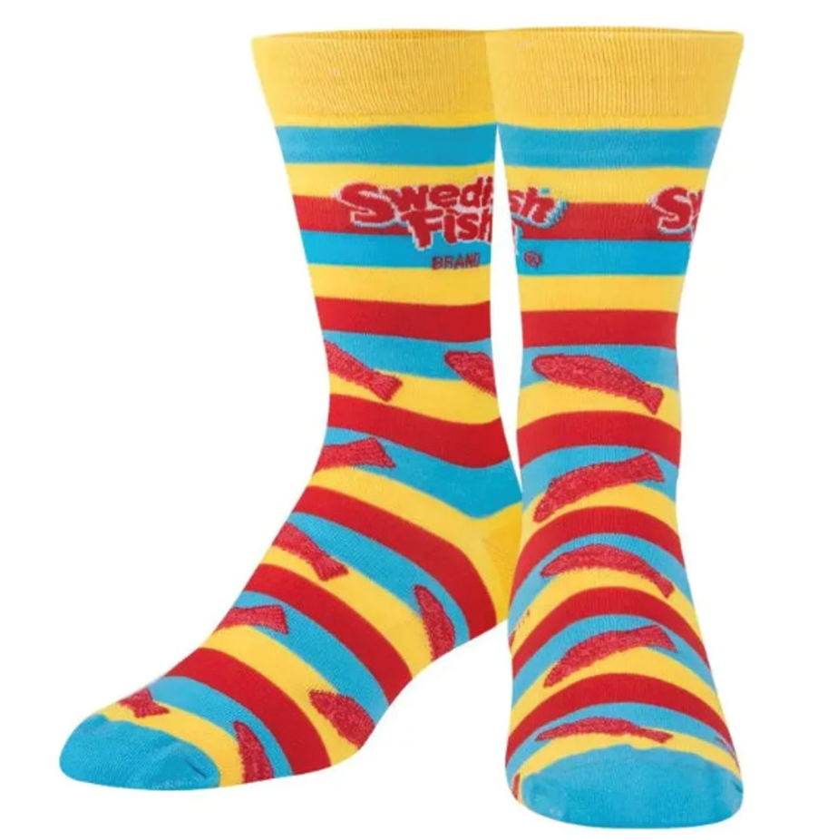 Crazy Socks Swedish Fish Stripes Socks (1 Pair)