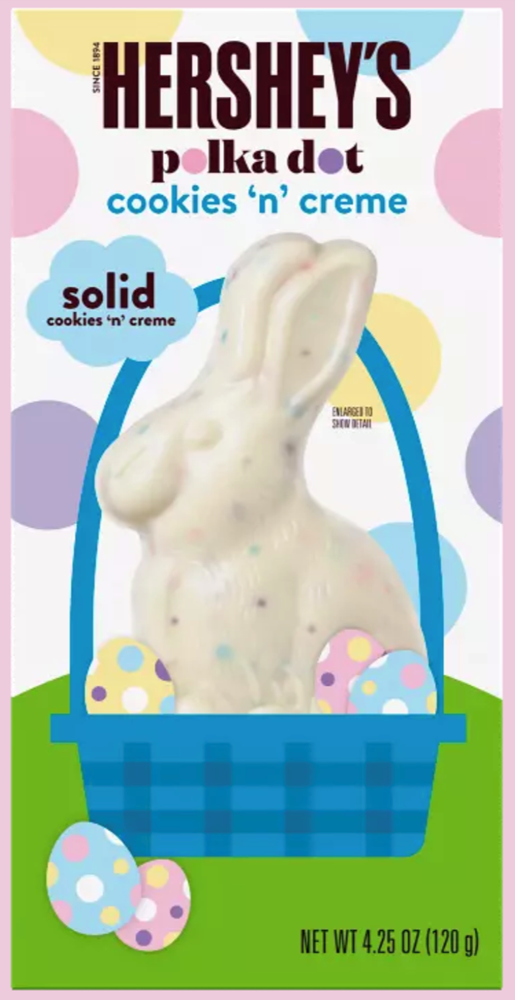 Herhsey's Polka Dot Cookies 'n' Creme Bunny