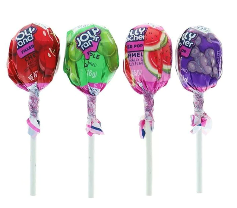 Jolly Rancher Filled Assorted Pops .56oz
