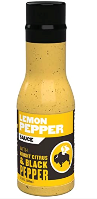 Buffalo Wild Wings Lemon Pepper Sauce 12oz (BEST BY: SEP 2023)