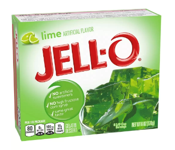 Jell-O Gelatin Lime Dessert Mix 6oz (BEST BY: NOV 2024)