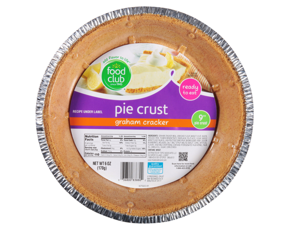 Graham Cracker Pie Crust 6oz (9 inch)