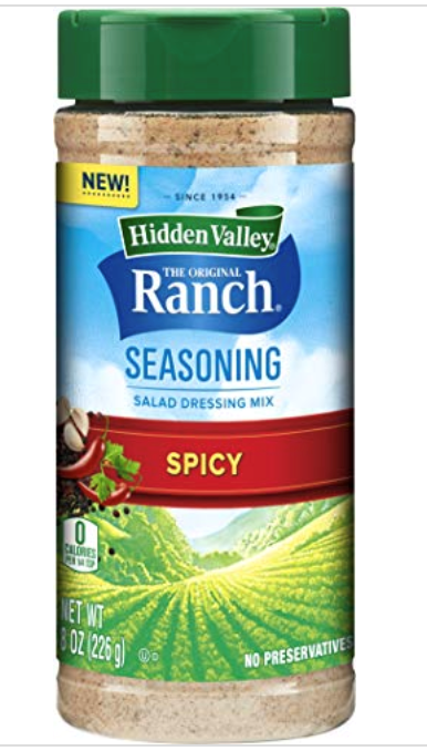 Hidden Valley Original Ranch Spicy Salad Dressing And Seasoning Mix 8oz