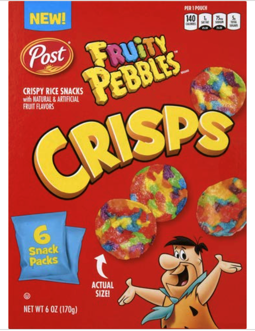Fruity Pebbles Fruit Crisps 6oz (BEST BY: APRIL 2023)