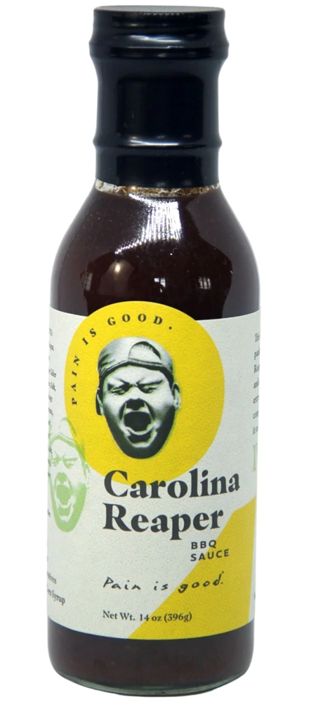 Pain is Good Carolina Reaper BBQ Sauce 14oz