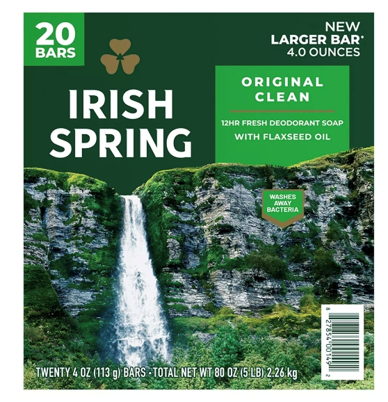 Irish Spring Original 20 Pack 4oz