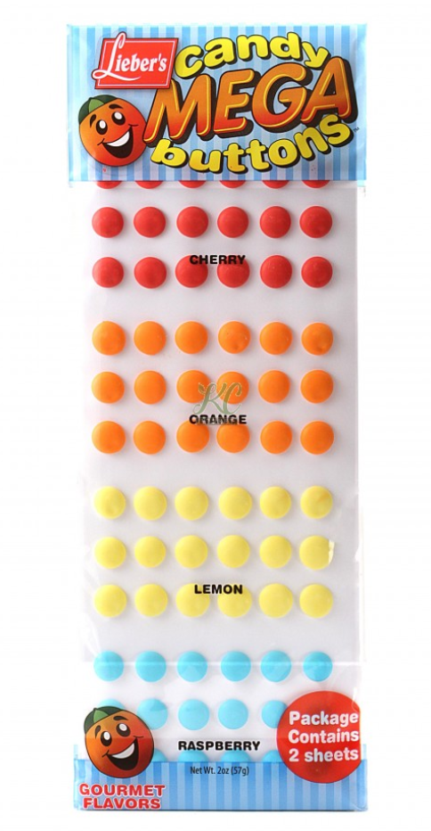 Lieber's Candy Mega Buttons 2oz