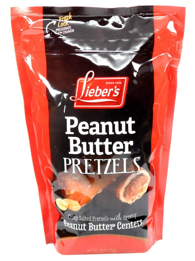 Lieber's Peanut Butter Pretzels 18oz