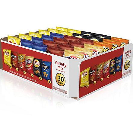 Frito Lay Chips Variety Pack 30ct (BEST BY: NOV 2023)
