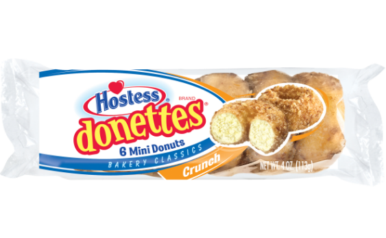 Hostess Mini Crunchy Donettes 6 Pack