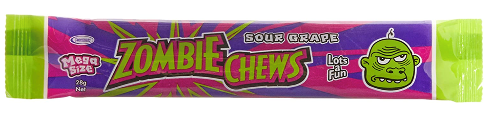 Zombie Chews Sour Grape 0.9oz