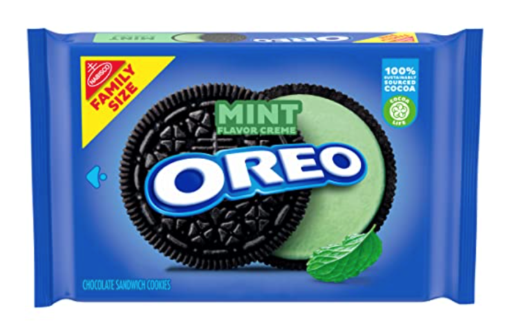 Oreo Mint Creme Sandwich Cookies 18.71oz (BEST BY: APR 25)