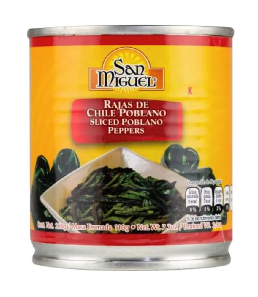 San Miguel Sliced Poblano Peppers 3.9oz
