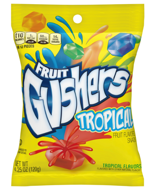 Fruit Gushers Tropical 4.25oz