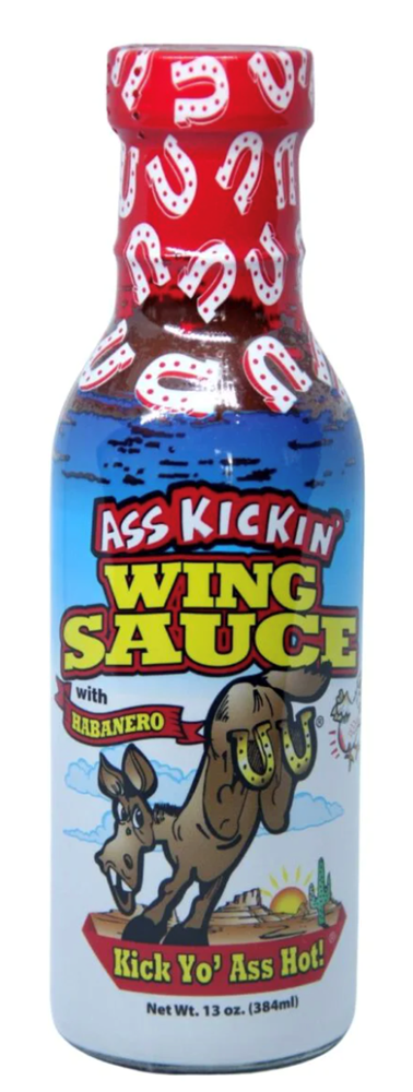 Ass Kickin' Habanero Wing Sauce 13oz (BEST BY: MAR 2024)