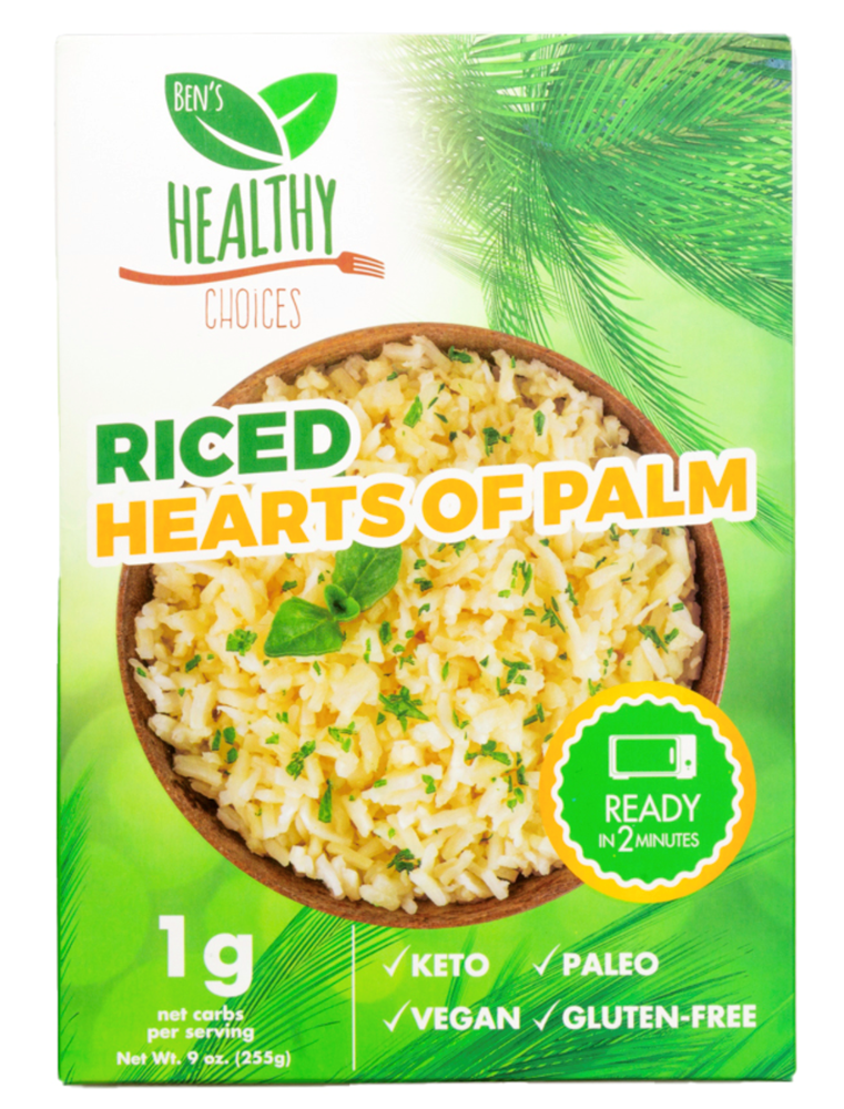 Riced Hearts of Palms 9oz