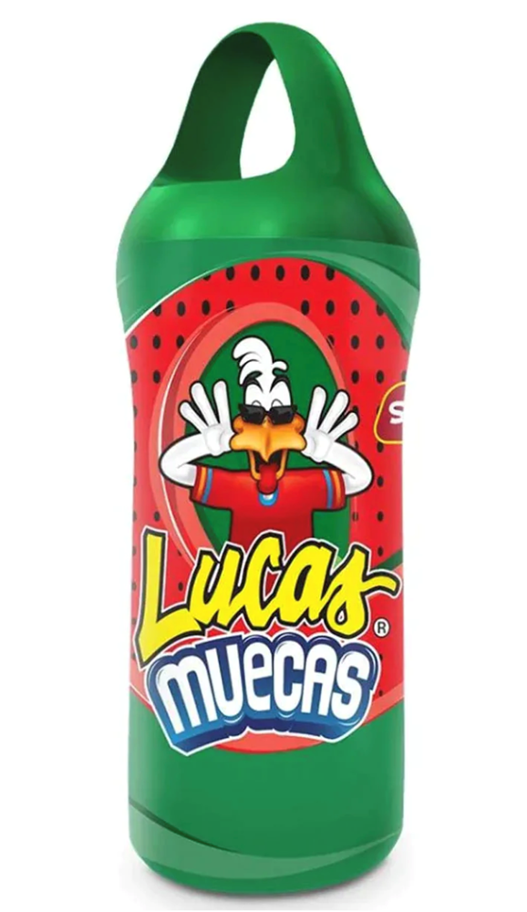 Lucas Muecas Watermelon Lollipop with Powder 0.8oz (BEST BY: FEB 2025)