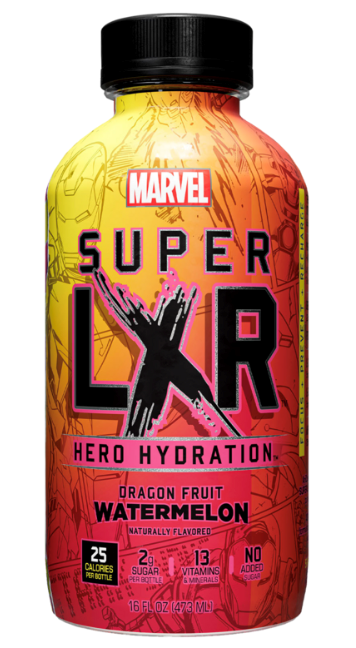 Super LXR Hero Hydration Dragonfruit Watermelon 16oz