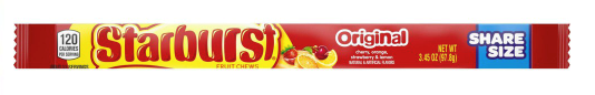 Starburst Fruit Chews Original Share Size 3.45oz