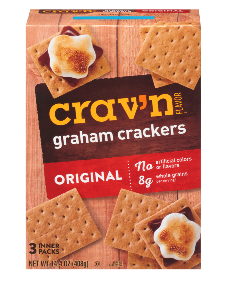 Crav'n Flavor Graham Crackers Original 14.4oz