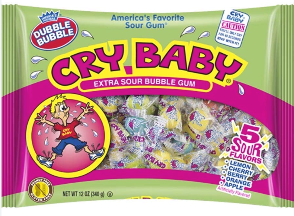 Cry Baby Xtra Sour Gumballs 12oz