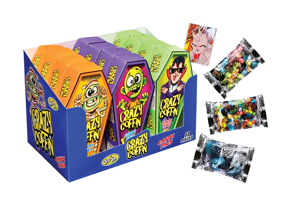 Crazy Coffin Candy Pack Assorted 0.5oz