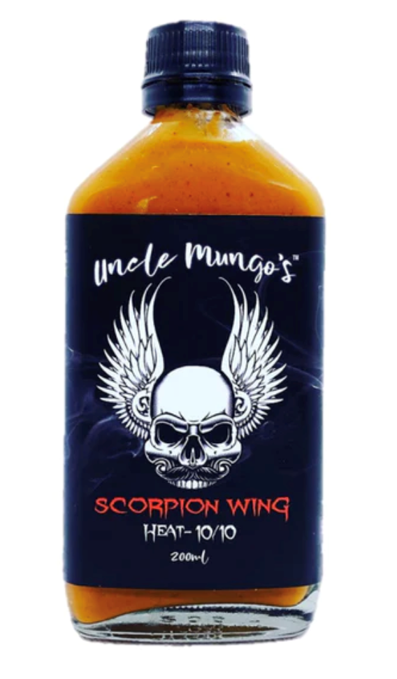 Uncle Mungo's Scorpion Wing Hot Sauce 6.7oz