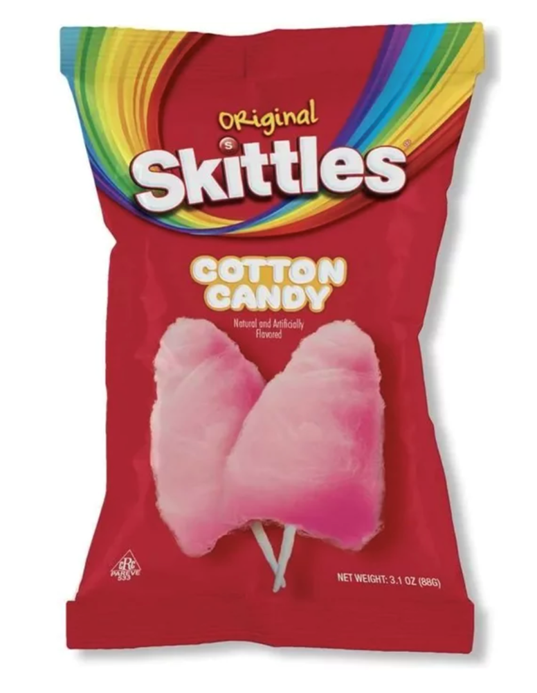 Skittles Cotton Candy 3.1oz (BEST BY: MAY 2025)