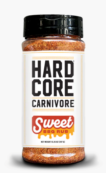 Hardcore Carnivore Sweet BBQ Rub Shaker 12.25oz