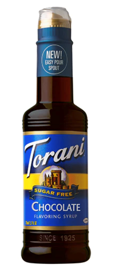 Torani Sugar Free Chocolate Syrup 12.6oz (BEST BY: FEB 25)