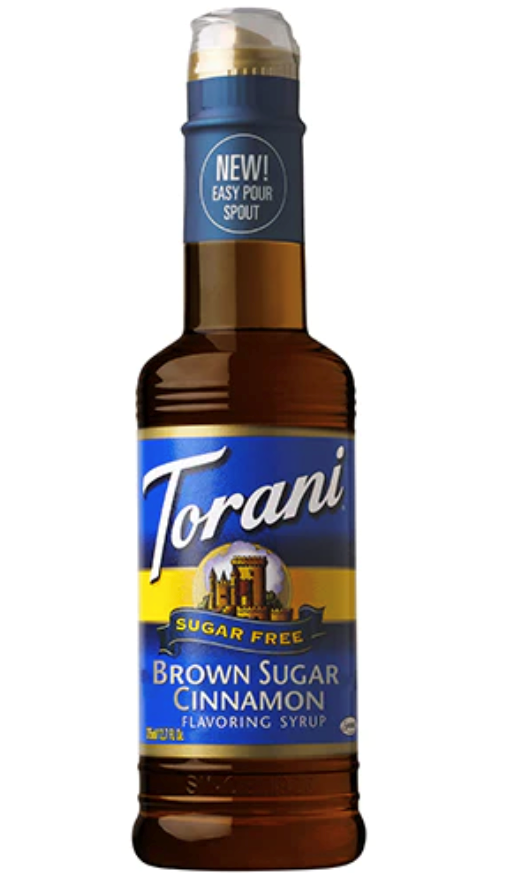 Torani Sugar Free Brown Sugar Cinnamon Syrup 12.6oz