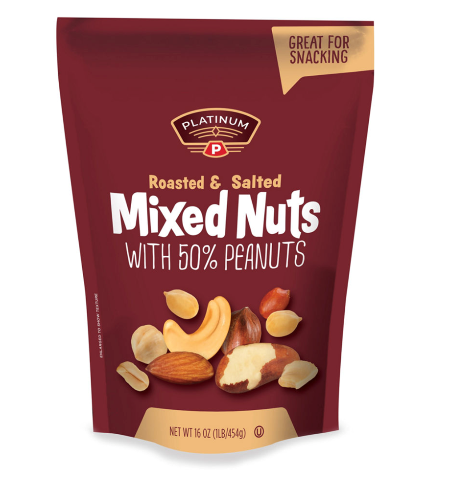 Platinum Roasted & Salted Mixed Nuts 16oz (BEST BY: DEC 24)