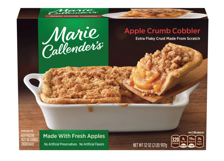 Marie Callender's Frozen Apple CrumbCobbler Dessert 32oz (Click & Collect Only)