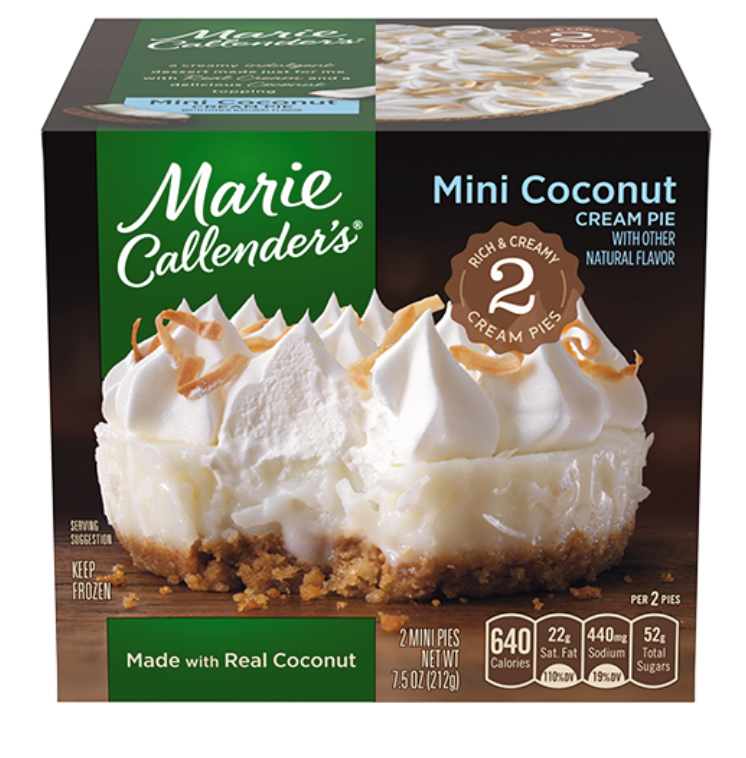Marie Callender's Coconut Cream Pie Single Serve 7.5oz (Click & Collect Only)
