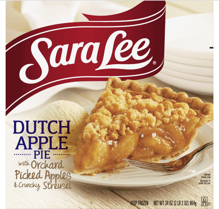 Sara Lee Frozen Dutch Apple Pie 34oz (Click & Collect Only) (BEST BY: MAY 2024)