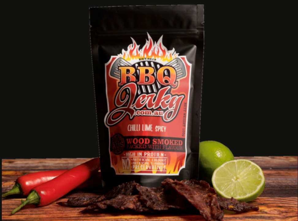 Chilli Lime MILD Beef Jerky 50g